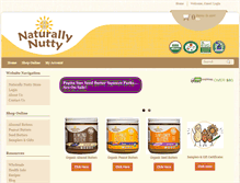 Tablet Screenshot of naturallynutty.com